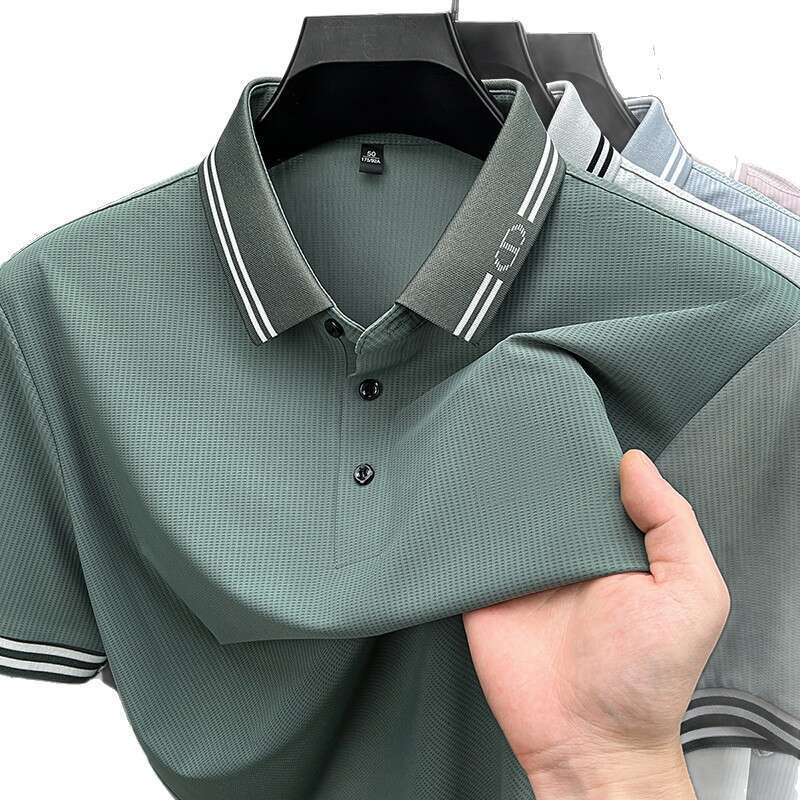 Luxury Brand Designer Clothes Solid Color POLO Shirt, Summer T-Shirt, Casual Fashion Trendy Men's Top, Short-Sleeve T-Shirt For Young And Middle-