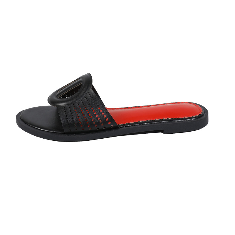 HZGUSIFU Free shipping designer shoes Women's Slippers 2026 New Summer Fashion Versatile Flat Sandals for Beach Travel and Casual Quick-dry white