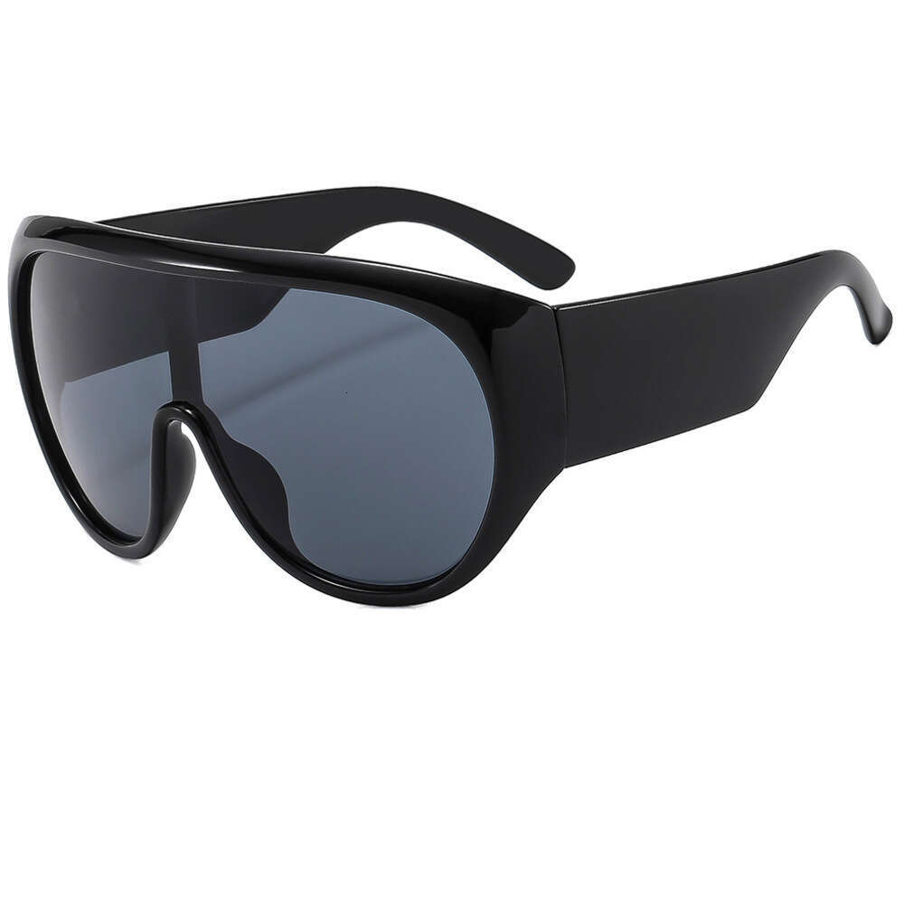 New Large Frame Personality Versatile Street Style Internet Celebrity Sunglasses Unisex Fashion Show Trendy Glasses Chunjinqiuli Chunjinqiuli