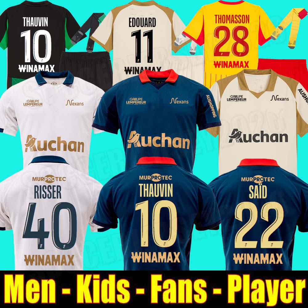 maillot RC Lens 24 25 26 soccer jerseys home away Saint-Barbe special THAUVIN SPIERINGS GANAGO SOTOCA WAHI 9 Football Shirt 2025 2026 kids SAINTE BARBE