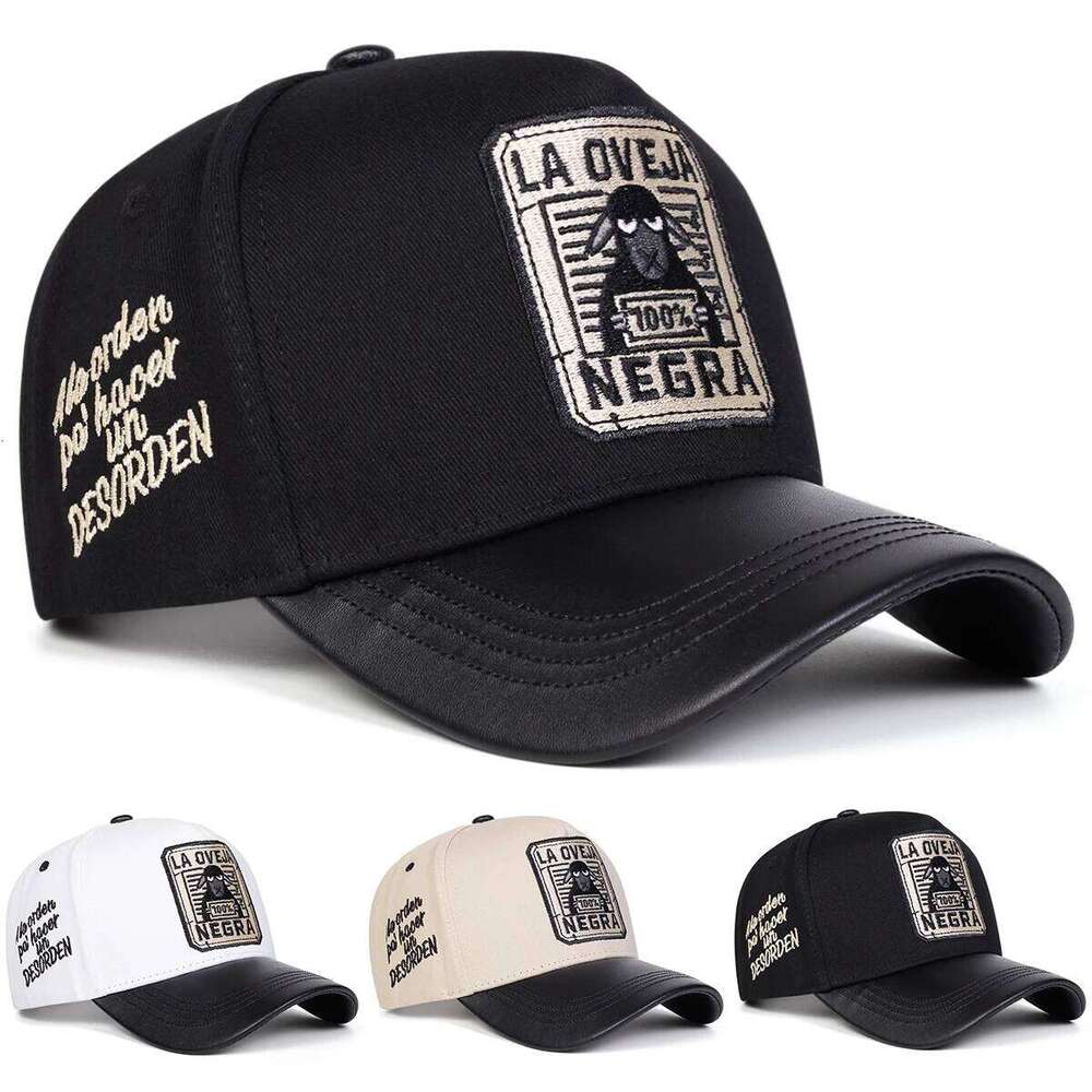 Unisex LA OVEJA NEGRA Letter Embroidery Baseball Caps Spring and Autumn Outdoor Adjustable Casual Hats Sunscreen Hat Sports Cap
