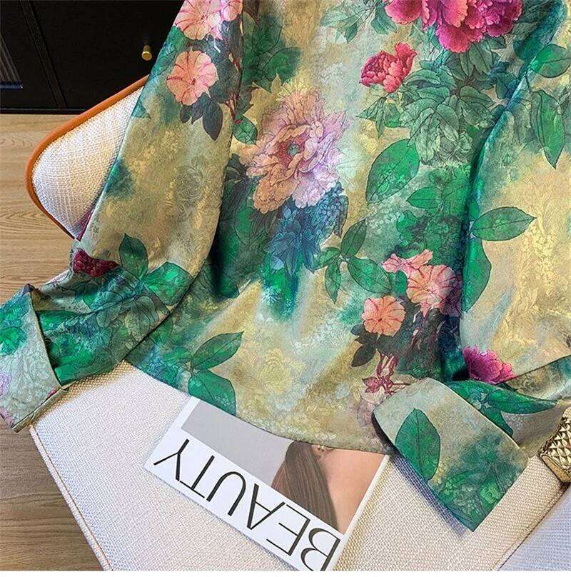 Outerwears New Chinese Light National Wind Jacquard Jacket Women s Spring Tang Suit Buckle High end Retro Coat MAKOUFEI