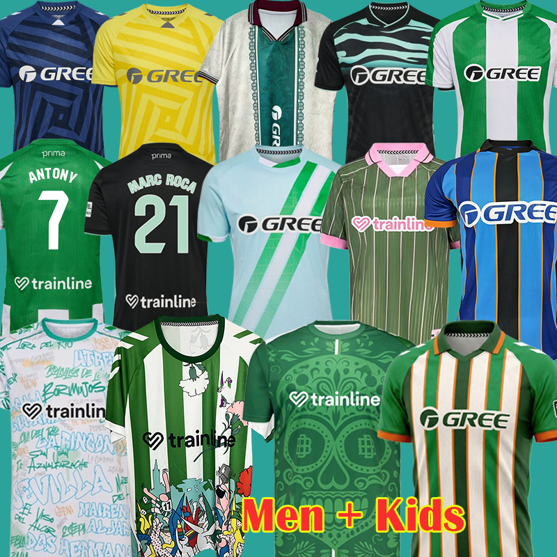 Real Betis Kit Camiseta Sustainability 25 26 ANTONY 2026 Football Shirts EZ ABDE football Kids Portero Pre Match Equipment