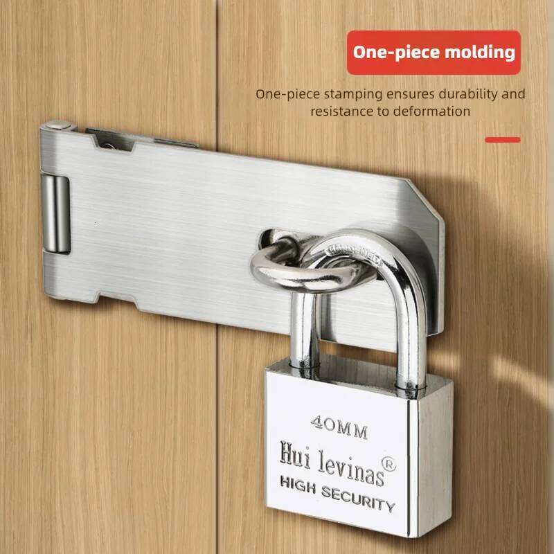 Stainless Steel Padlock Household Anti-Theft Anti-Pick Waterproof Rustproof Dormitory Lock for Lockers - Durable Security So