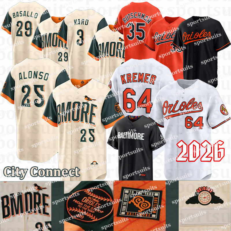 Baltimores Jerseys Orioles jersey 35 Adley Rutschman Pete Alonso 2 unnar Henderson Cionel Perez Cedric Mullins Corbin Burnes Colton Cowser Baseball Jerseys