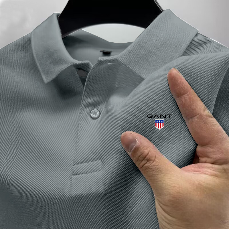 Luxury Brand Designer 2026 Summer Men's Golf Polo Shirt Fashion Casual Breathable Comfort Business Men's Short Sleeve Polo Shirt Men's 