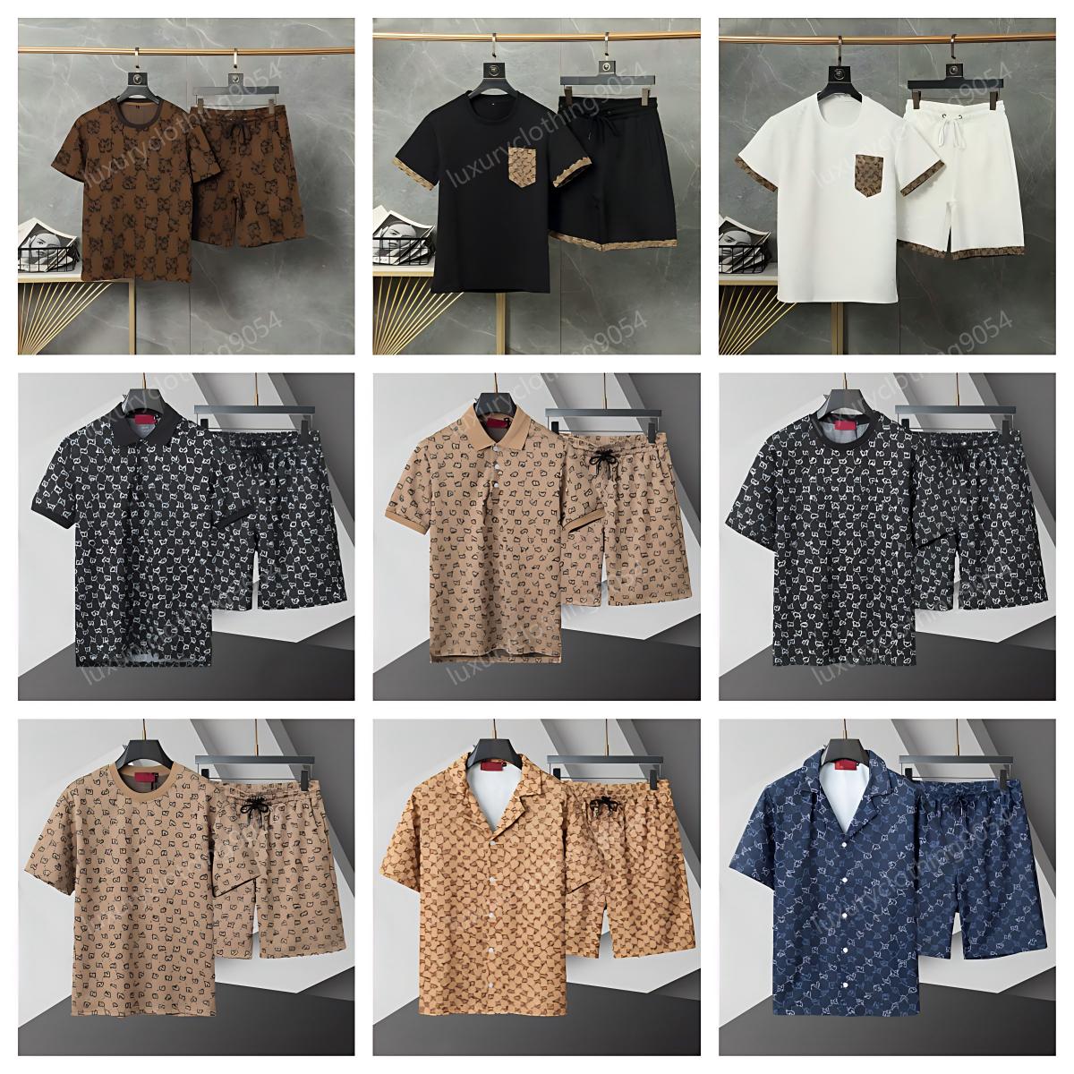 New mens t shirt designer shirt women graphic tee Sports clothing clothes tshirts Luxury top Casual Shorts Men's T-Shirts and shorts set