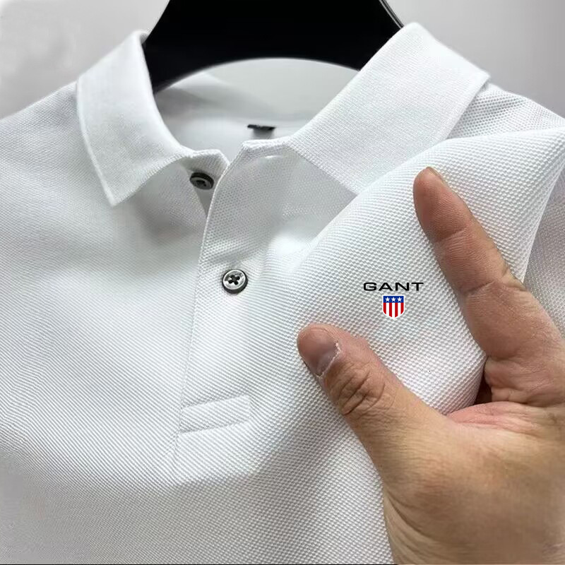 Luxury Brand Designer 2026 Summer Men's Golf Polo Shirt Fashion Casual Breathable Comfort Business Men's Short Sleeve Polo Shirt Men's 