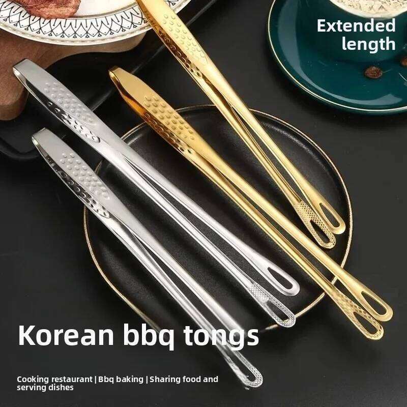 Stainless Steel Clips Barbecue BBQ Grill Meat Tongs Cooking Tweezers for Food Utensils Kitchen Accessories