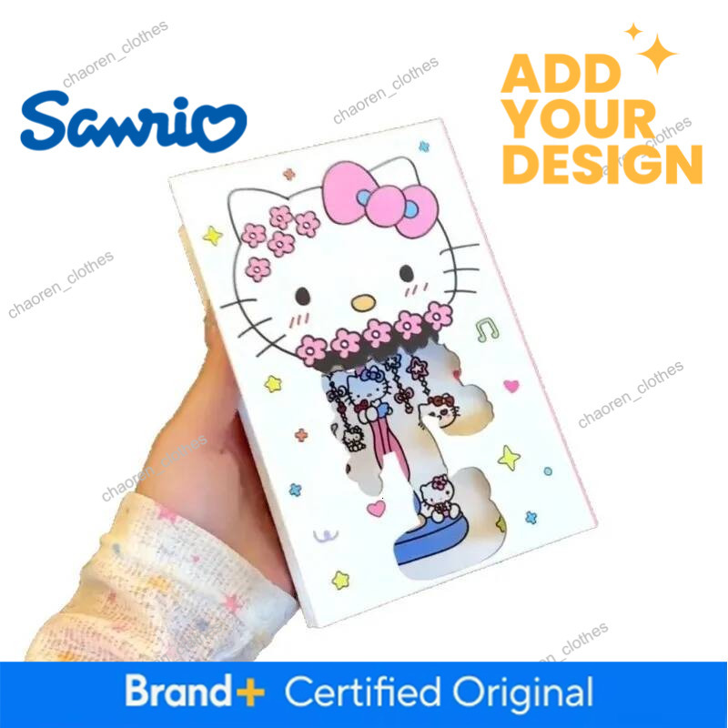 Sanrio Notebook Hellokitty Kawaii Female Triple Fold Full Color Inner Page Student Handbooks High Beauty Student Stationery Gift - view 6