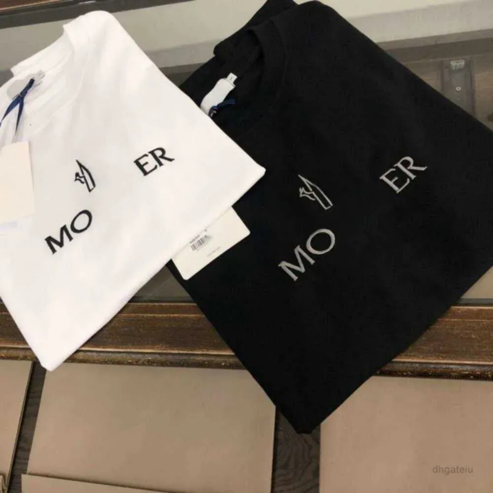 New M Brand Graphic T-shirt Set Men Women Matching Couple Outfits Loose Fit Casual Sports Suit Breathable Cotton Tee 2 Piece Set