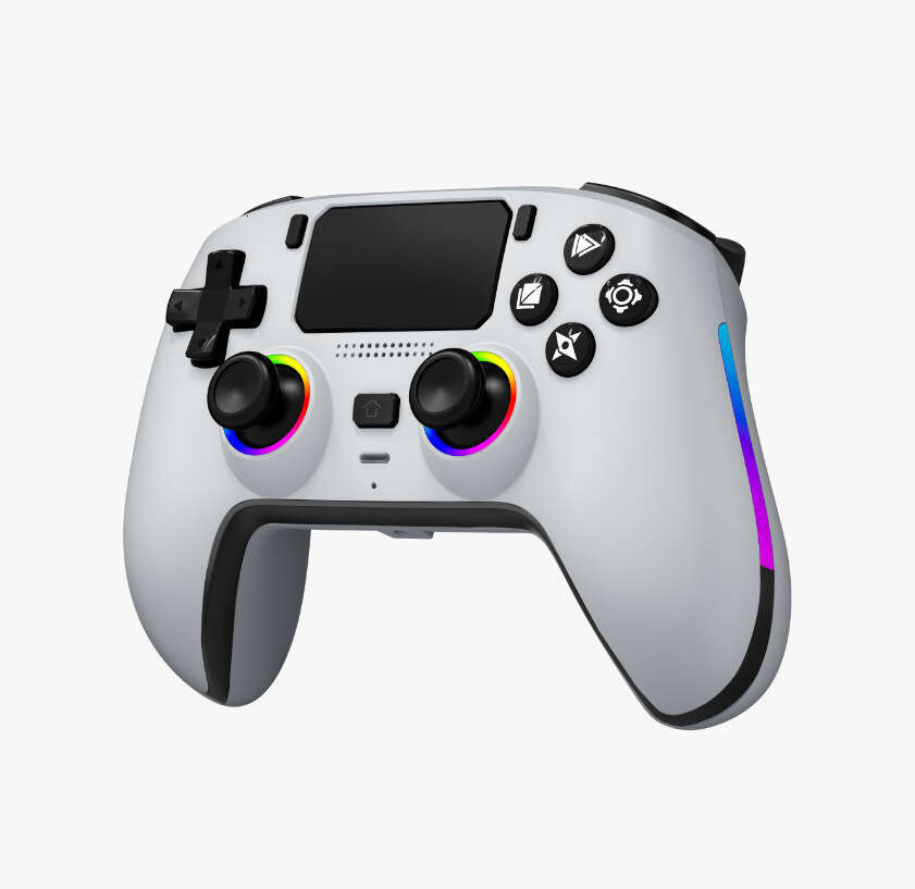 Famous Brand New PS Game Controller With Magnetic Cover RGB Lighting Macro Programming Microphone Wireless Bluetooth Cross Border CKS