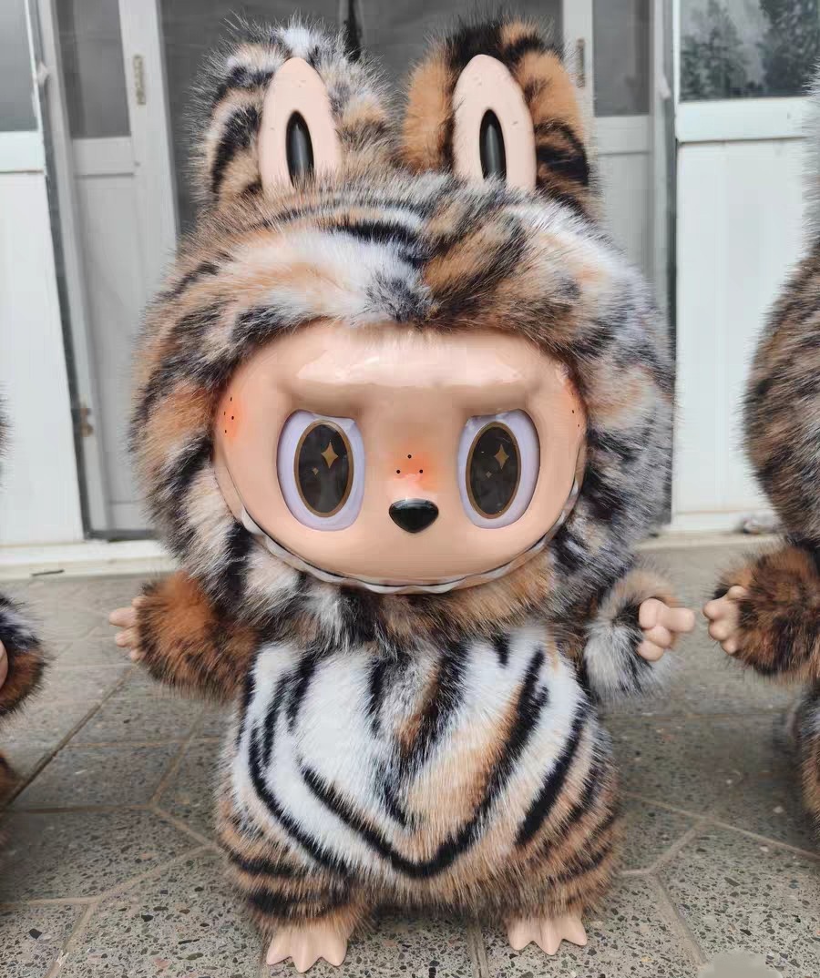 The Monsters Labubu 10th Anniversary 58cm Vinyl Plush Doll Zimomo V1 V2 V3 Blue Purple Pink Multi-Color Collection Ornament Trendy Toy Gift YIZHIXING