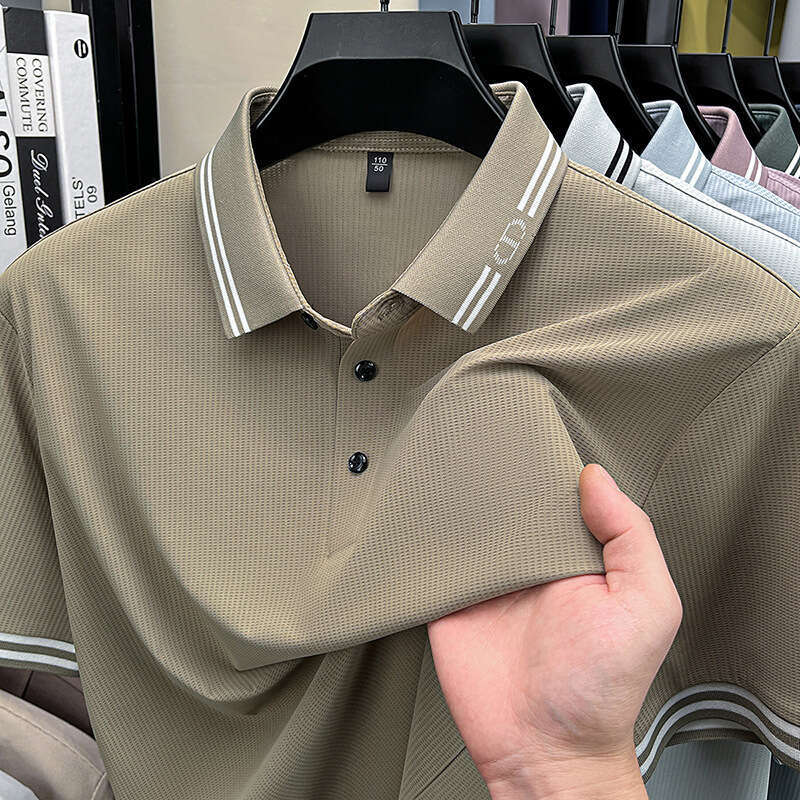 Luxury Brand Designer Clothes Solid Color POLO Shirt, Summer T-Shirt, Casual Fashion Trendy Men's Top, Short-Sleeve T-Shirt For Young And Middle-