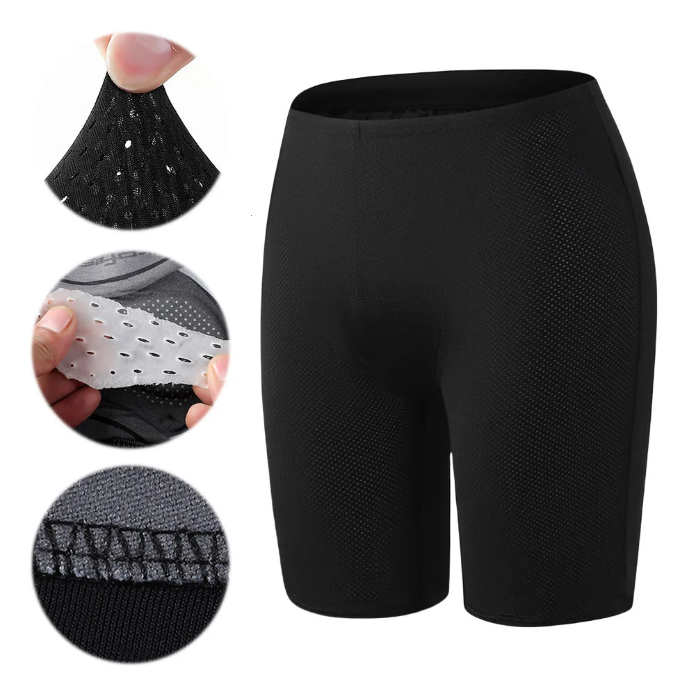 Mens Cycling Shorts Padded Shorts Breathable 3D Padded Bike Shorts Lightweight Cycling Underwear Anti-Slip for Cycling 260410