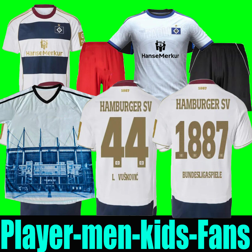 Special 2025 2026 2027 Hamburg SV Football Jersey VAGNOMAN ONANA Retro 83 84 Away Jersey LEIBOLD REIS DUDZIAK 25 26 HSV Mens Childrens kit