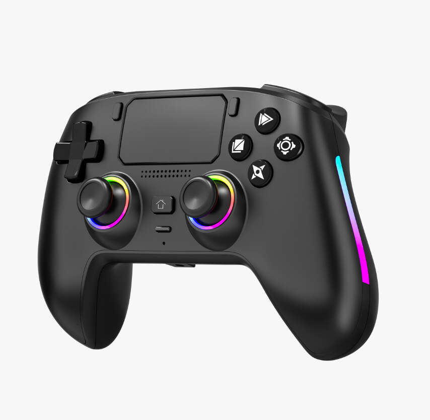 Famous Brand New PS Game Controller With Magnetic Cover RGB Lighting Macro Programming Microphone Wireless Bluetooth Cross Border CKS