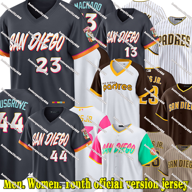 San Diegocity padres Baseball Jerseys Fernando Tatis Jr. #13 Machado Yu Darvish Xander Bogaerts Dylan Cease City Connect jersey