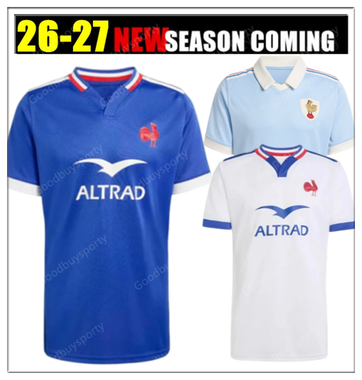 2026 27 Super French Rugby Jerseys Maillot deFrench BOLN shirt Men size S-5XL WOMEN KID KITS enfant HOMMES FEMME SPORT