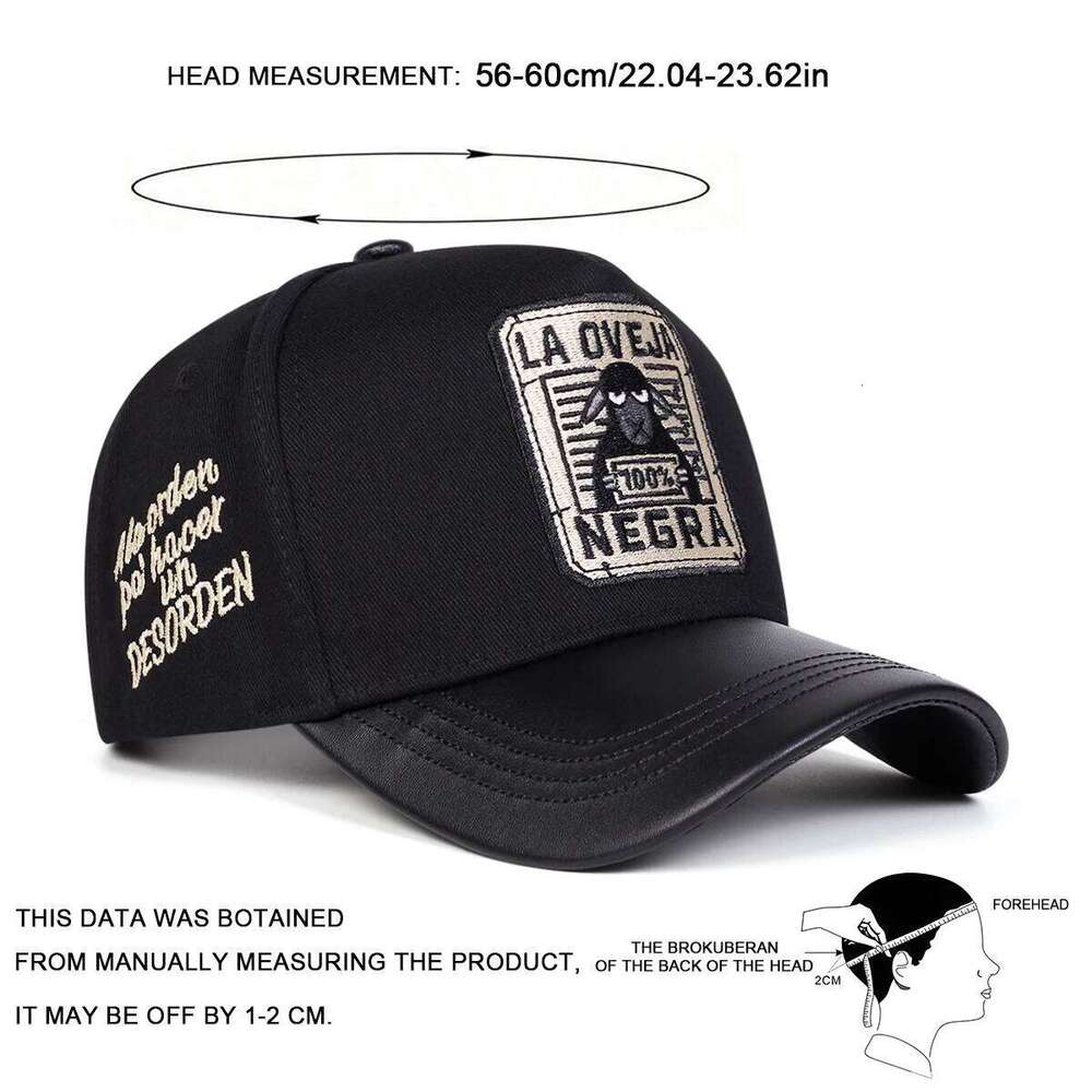 Unisex LA OVEJA NEGRA Letter Embroidery Baseball Caps Spring and Autumn Outdoor Adjustable Casual Hats Sunscreen Hat Sports Cap - view 7
