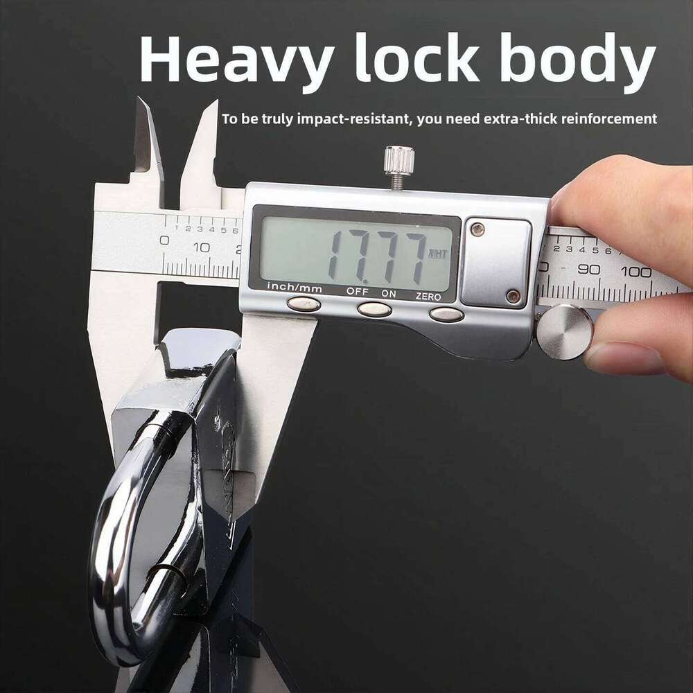 Stainless Steel Padlock Household Anti-Theft Anti-Pick Waterproof Rustproof Dormitory Lock for Lockers - Durable Security So