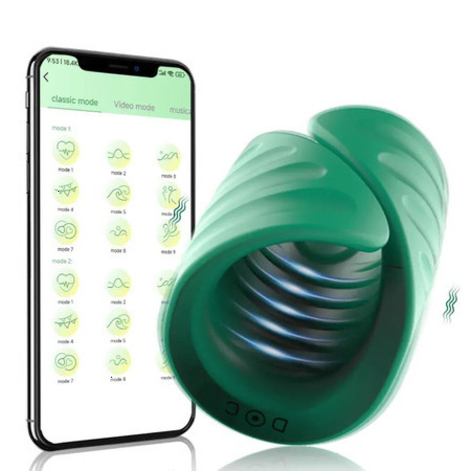 2026 New Masturbators Bluetooth Penis Adult Toys Vibrator For adult toys Men Masturbator Sex Machine Delay Trainer Cock Ring Glans Massager Male Toys 