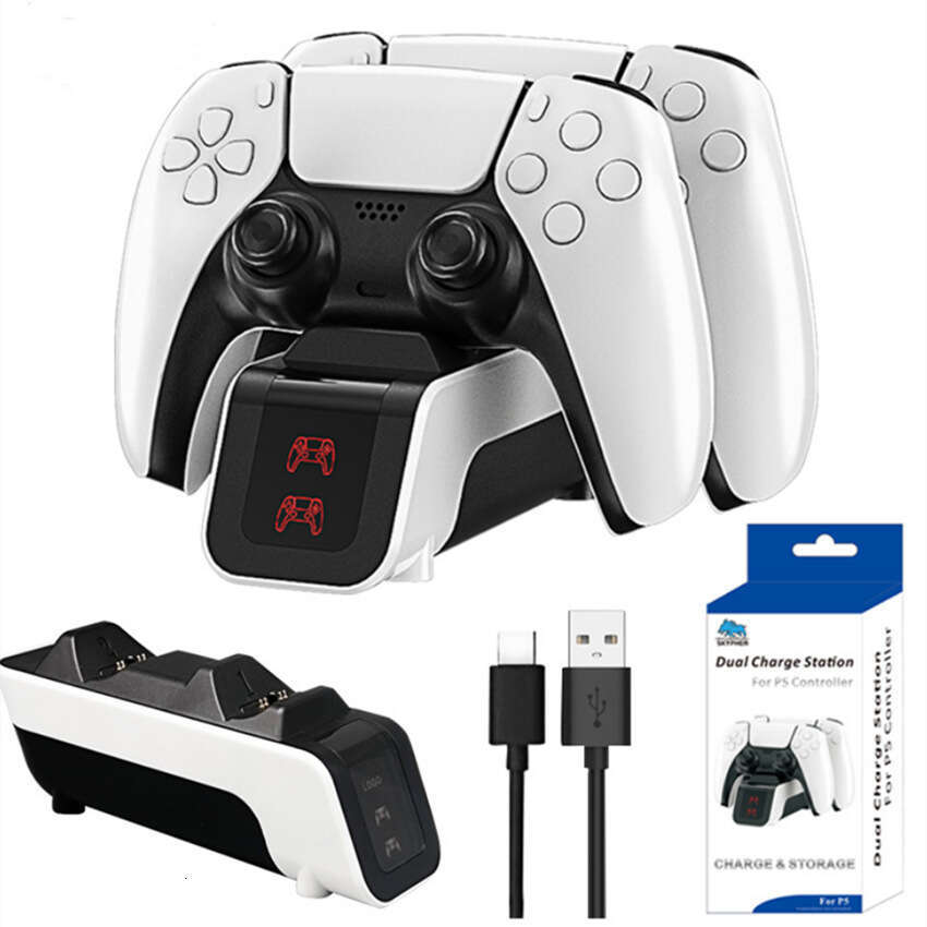 Famous Brand Factory Private Model Stand With Fast Charging And LED Light PS Dual Controller Charger Exclusively For Cross Border Sales In Stock CKS