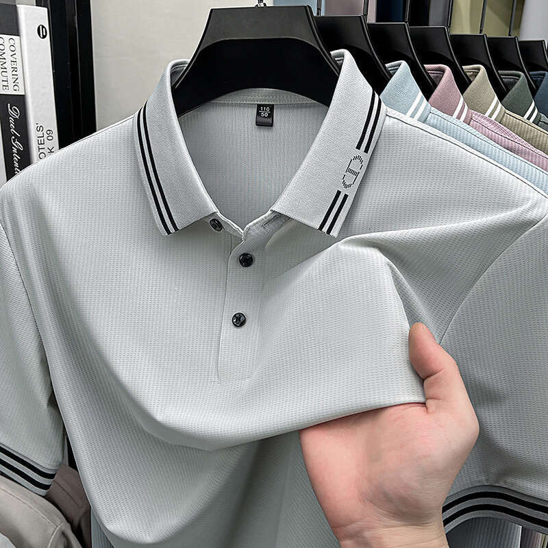 Luxury Brand Designer Clothes Solid Color POLO Shirt, Summer T-Shirt, Casual Fashion Trendy Men's Top, Short-Sleeve T-Shirt For Young And Middle-
