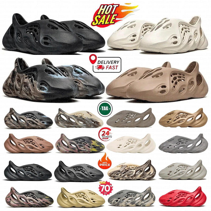 Designer Sandals Foam Runners Slippers Slides Perforated Shoes Mens And Womens Outdoor Sandals Summer Soft Soled Non Slip Breathable Beach Shoes Bag Heel Sandals