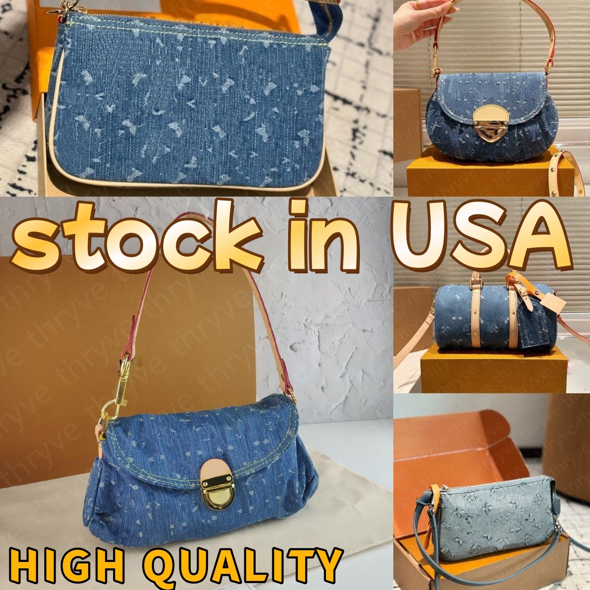 bags for women luxury denim mini designer bag shoulder crossbody purse Designer Bag pink handbag Luxury Bags Handbag tote bag high quality daily use denim bag56