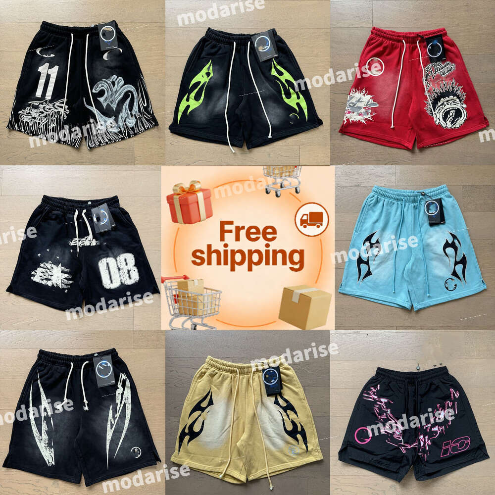 Designer shorts Mens Casual High Quality Letter Printed Sports Short Pants Loose Oversi Style Drawstring Knee Length Fashion Workout Hip hop wash Shorts us1