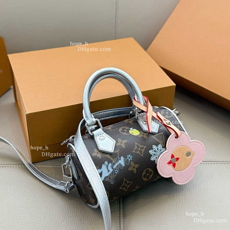 Designer bag Mini Nano Speddy bag 16cm Shoulder Bag Women Leather Denim Crossbody bag Luxu louisly vouittonly vouitonly lvsly lvly louise vuttons vuttonn 57ec