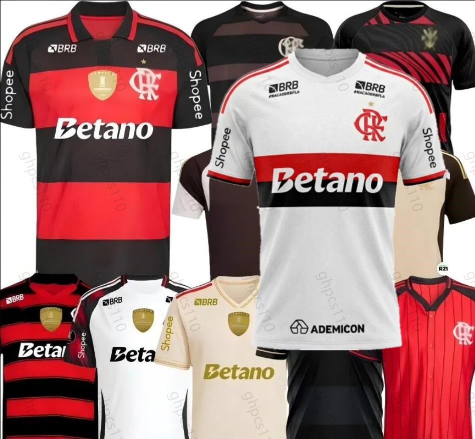 24 25 26 Flamengo soccer jerseys Retro 1981 Remake B.HENRIQUE L.ARAUJO JUNINHO 2024 2025 2026 MATHEUS G. Women Vest camisa Football Shirt Men Uniforms 666