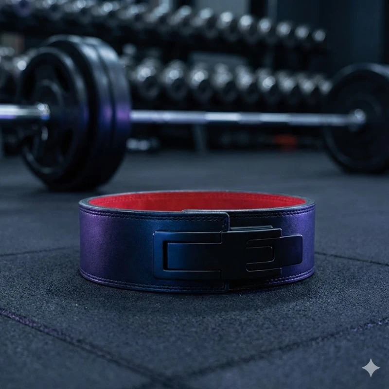 Weightlifting Belt Cowhide Leather Lever Buckle Waist Support Powerlifting Strong Pull Squat Deadlift Gym Training Powerlifters 260410