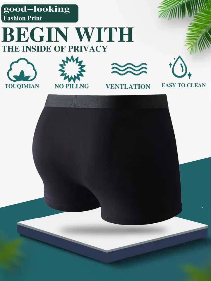10 pack mens bamboo fiber underwear sports and casual skin friendly soft student underwear classic for all seasons Z260411