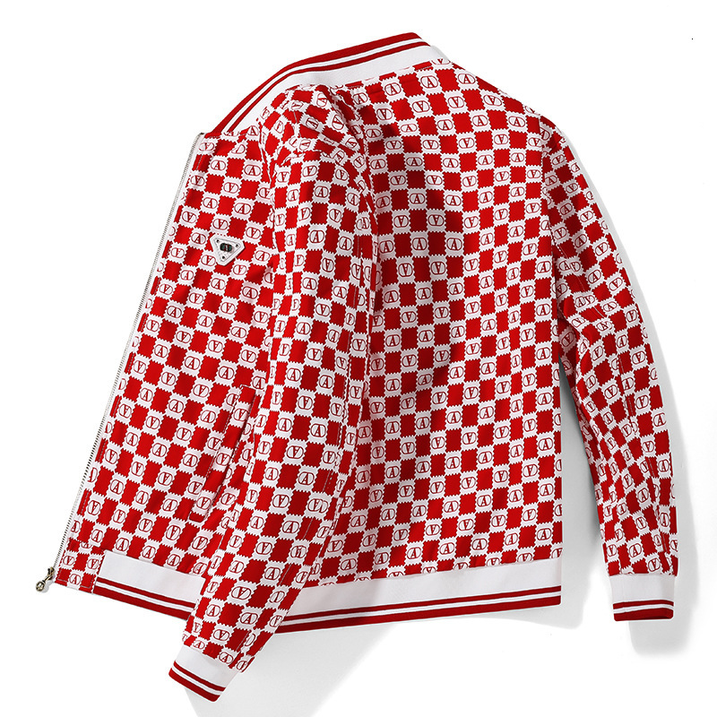 2025 Autumn/winter New European Fashion Luxury Men's Clothing Full A Embroidery Designer Jacket Youth Baseball Stand Up Collar Jacket Coat Wholes