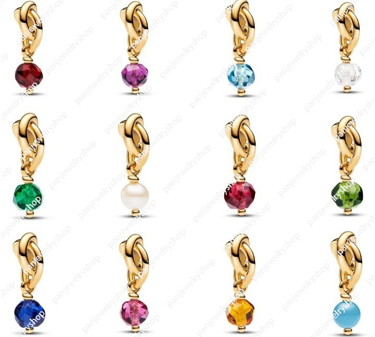 Cross-border Original Silver New Elegant Pendant for Women, Round Pendant Accessories, December Birthstone Charm