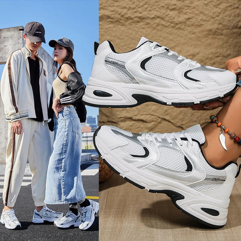 Platform Chunky Sneakers for Women Trendy Color Block Breathable Lightweight Non Slip Casual Walking Shoes 260409