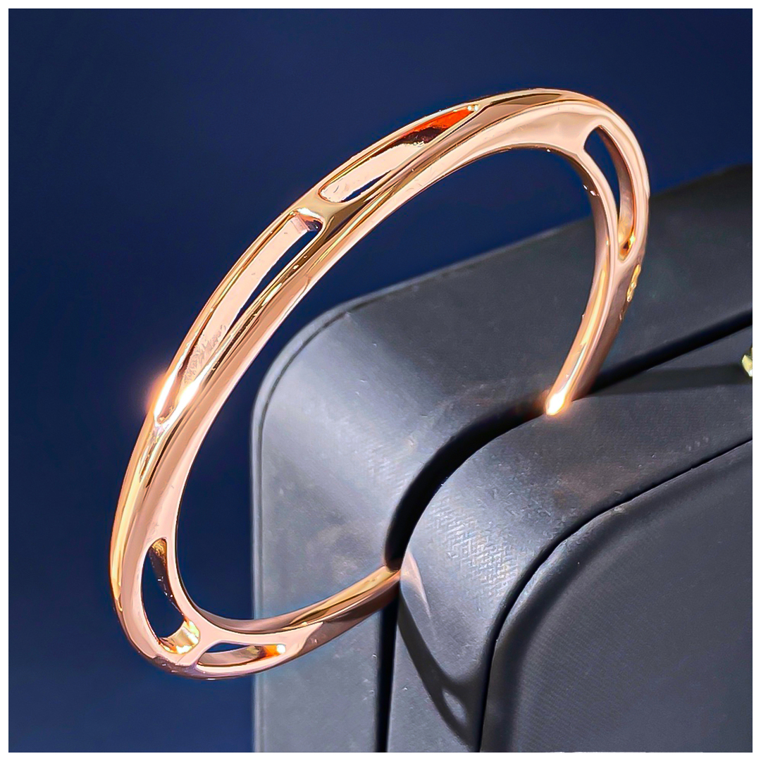 Designer Bracelet Bracelet for Women Pig Nose Minimalist Fashion Bangle Geometric Hollow C Shape Open Bangles Luxury Jewlery Designer for Women Elegan