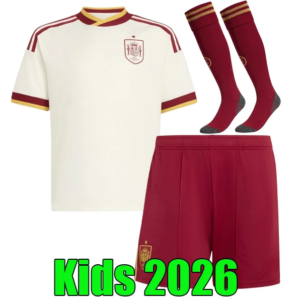 2026 World Cup SPAIN Soccer Jerseys PEDRI GAVI LAMINE YAMAL MORATA Carvajal OLMO FERRAN RODRIGO ZUBIMENDI MERINO Jersey SPANISH Men Kid Kit Football S