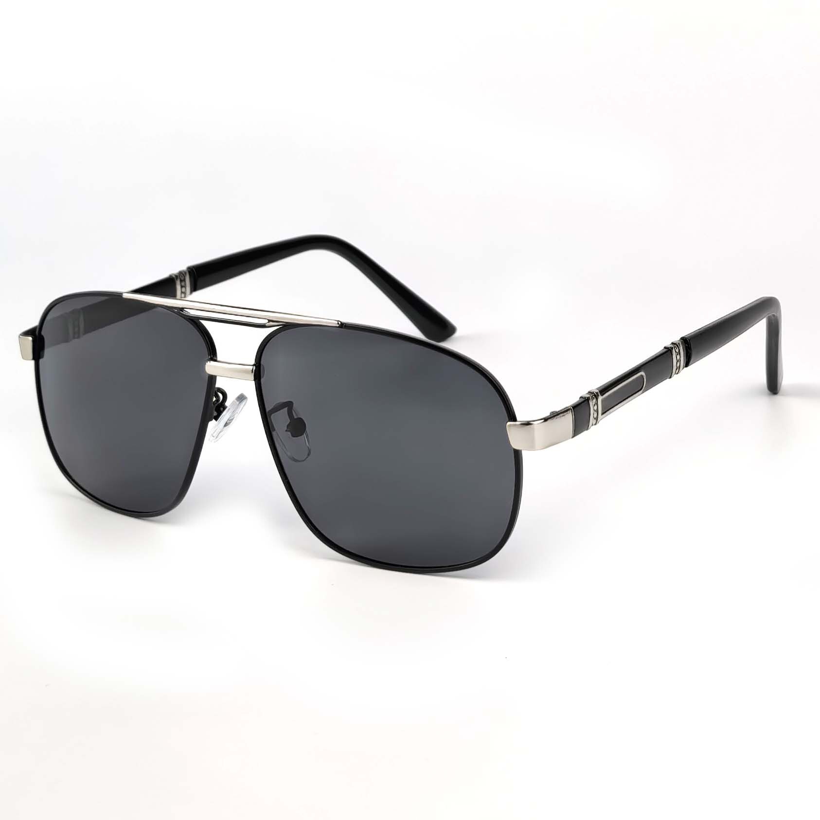 New Men's High-end Driving Sunglasses Day And Night Dual-use Anti High Beam Designer Sunglasses Fashionable Outdoor Polarized Sunglasses Wholesal