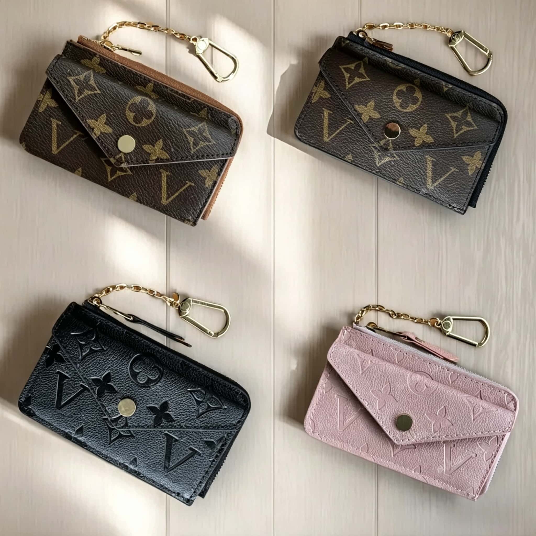 M69431 WALLET CARD HOLDER RECTO VERSO Designer Leather Fashion Womens Mini Zippy Organizer Wallet Coin Purse Bag Belt Charm Key Pouch 16A
