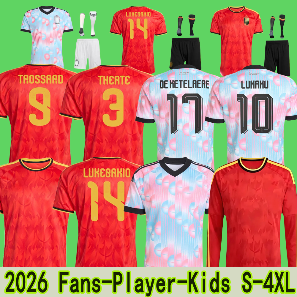 Maglia Belgio 2026 Maglia Da Calcio Della Coppa Del Mondo Belgio Maglia Da Calc…