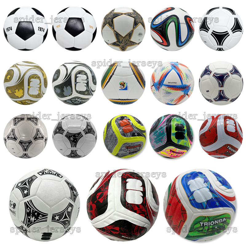 1974 World Cup Club Football League Soccer Balls 2026 Player Version PU material airless Size 5# 1982 98 2006 CUL football equipment 1994 Mirror surface Football ball