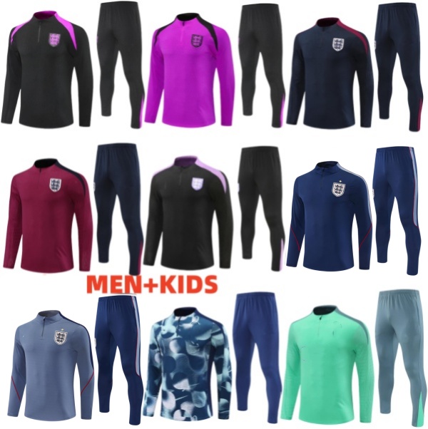 2026 2027 New eNGLanDs Short Sleeve Tracksuit Training Wear Jogging Suit KANE BELLINGHAM Soccer Jersey Set Chandal Survement Maillots De Foot Adult Kids