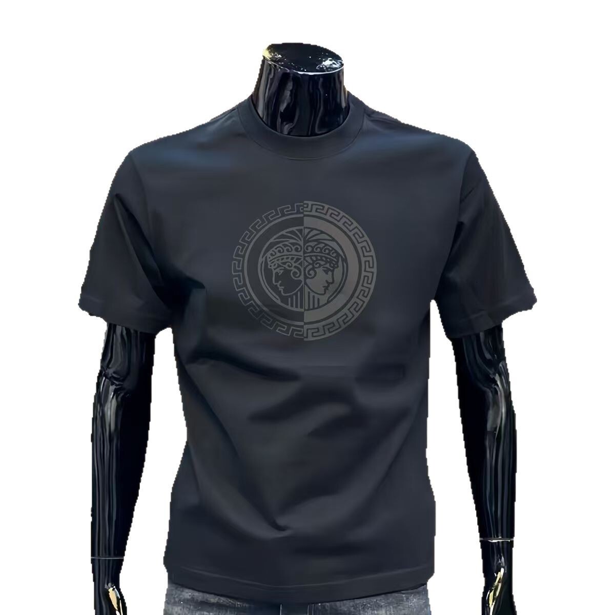 Luxury Brand Designer Trendy Short Sleeve INS Cotton Top Summer Men Print T Shirt Fashion Men Women Versatile Crew Neck Tee Streetwear Oversized