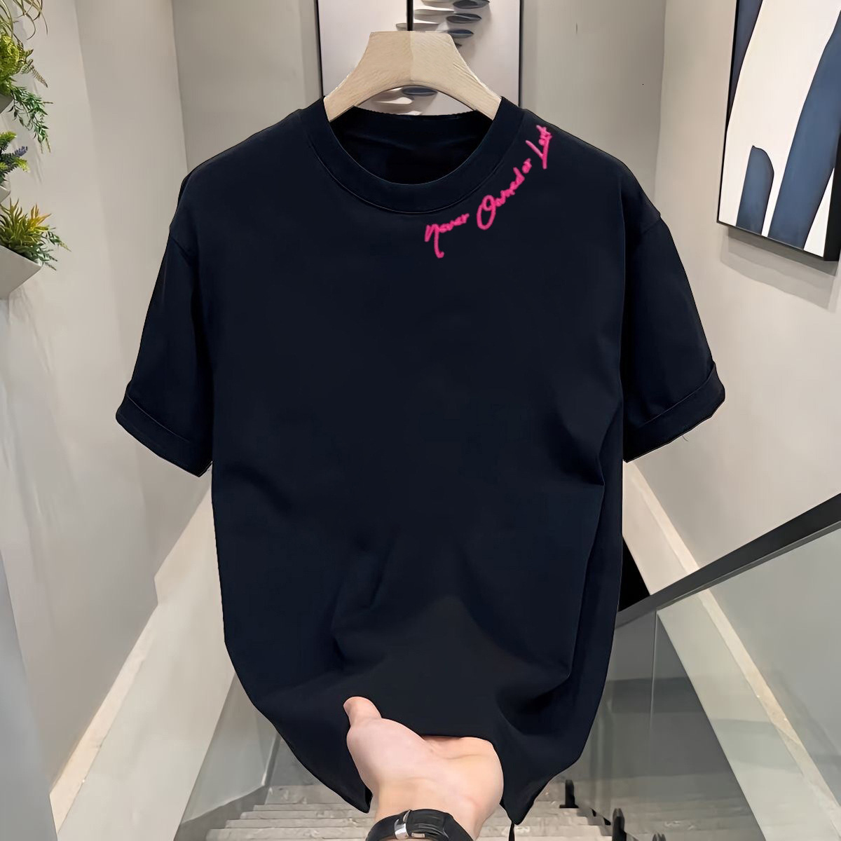 Mens Designer T Shirt Womens T-Shirt Popular 2026 Classic Print American Style Embroidery High Version Plus Size Versatile Slim-Fit Daily Wear Essenti