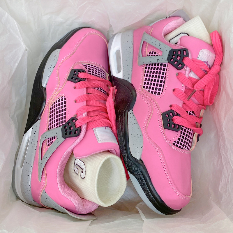 Spring and Summer New Style Durable and Stylish Couple's Air Cushion Shoes for Heightening and Wear Resistance, Women's and Men's Hong 