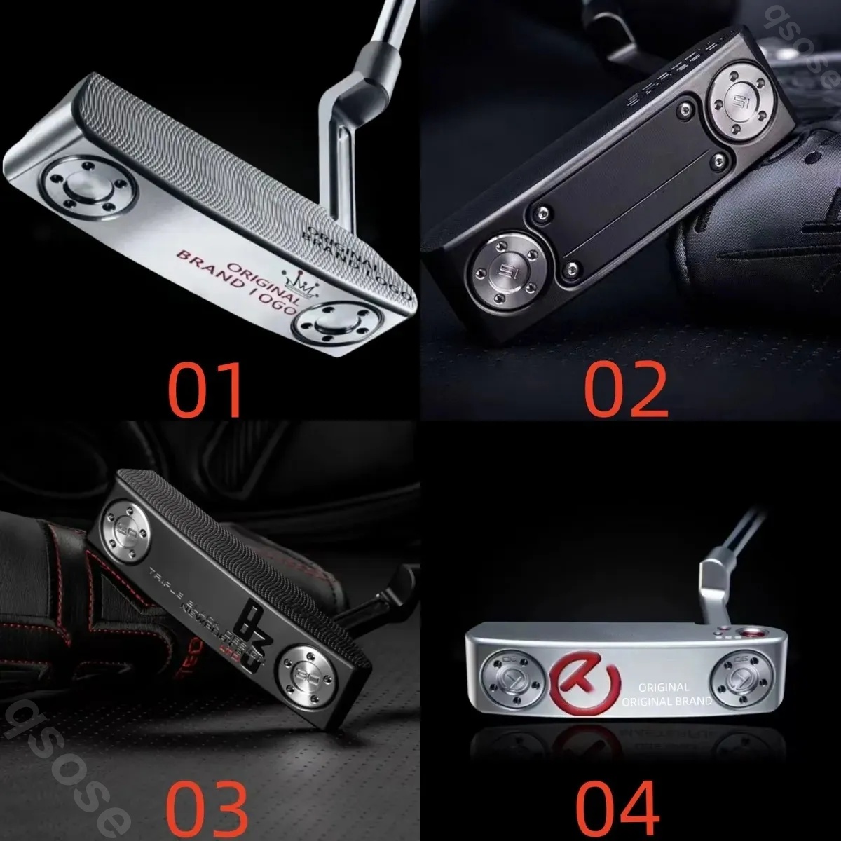 Newport 2 & Jet Set & Masterful Style Golf Putter CNC Milled High MOI Blade Putter 32-35 Inch Right Hand with Headcover
