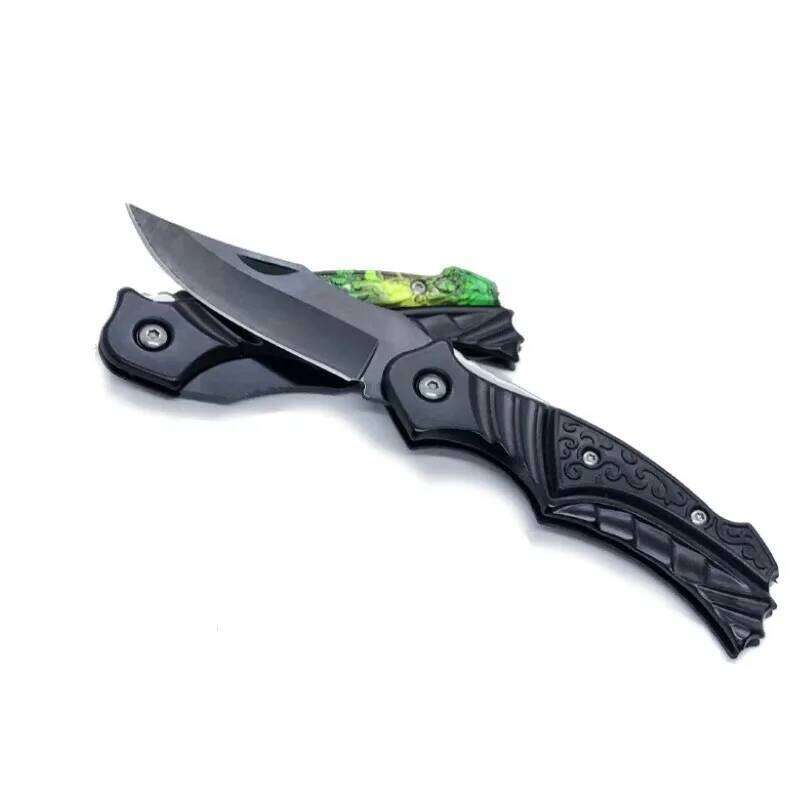 Stainless Steel Tactical Survival Outdoor Camping Folding Multi functional EDC Pocket Convenient Fishing Knife